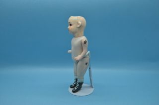 Antique Germany Porcelain Bisque Doll with Glass Eye and rare legs 7