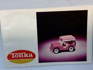 Set Of 7 Vintage Tonka Catalogs Plus Bottom Dump Truck