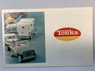 Set of 7 Vintage Tonka Catalogs Plus Bottom Dump Truck 2
