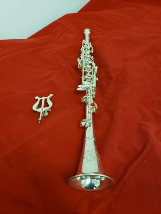 American Standard By Cleveland,  Silver Clarinet,  Vintage 1920 