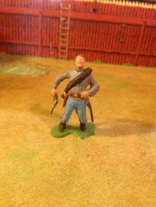 Marx Confederate Civil War Hand Painted Plastic Figure