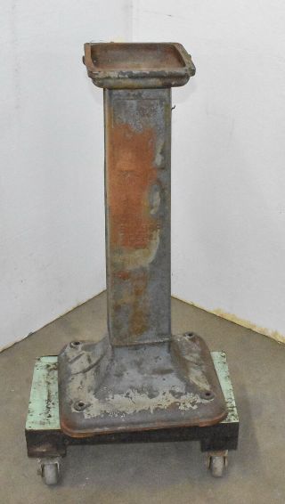 Vintage Baldor Cast Steel Grinder Pedestal (ctam 4567)