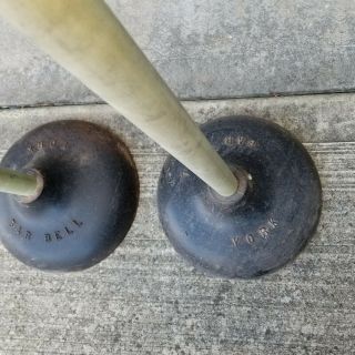 RARE VINTAGE YORK BARBELL Squat Stands 4