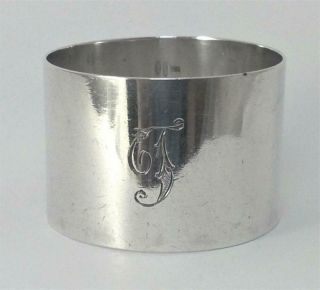 Antique Australian Sterling Silver Napkin Ring – C.  1920 By George R.  Addis (2)
