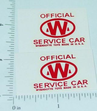 Wyandotte Service Car Wrecker Truck Stickers Wy - 001