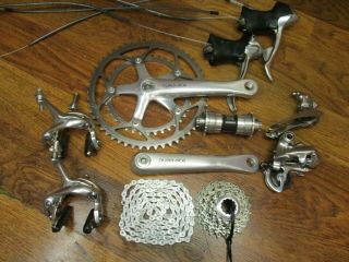 Vintage Shimano Dura Ace 7700 175l 53/39t Group Gruppo Build Kit 9 Speed Double