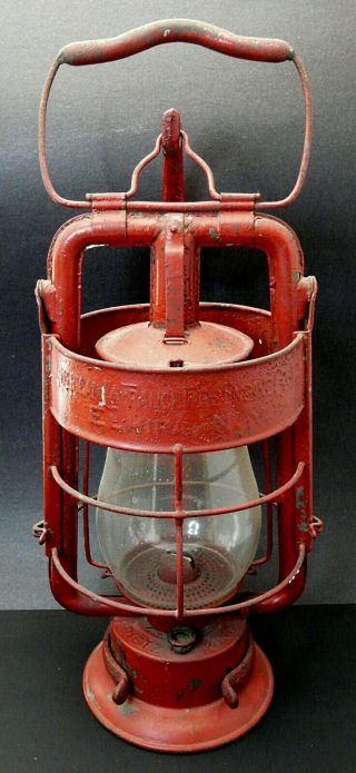 Vintage American LaFrance Fire Engine Co.  Inc.  DIETZ KING Fire Dept Lantern 3