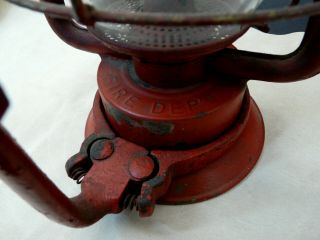 Vintage American LaFrance Fire Engine Co.  Inc.  DIETZ KING Fire Dept Lantern 6