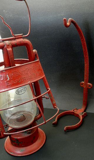 Vintage American LaFrance Fire Engine Co.  Inc.  DIETZ KING Fire Dept Lantern 7