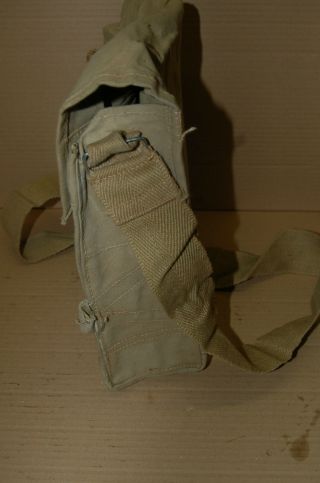 British WWII MKVII Gas Mask Bag Indiana Jones Vintage vtg 2