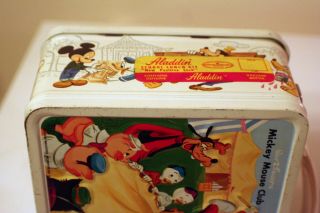 Vintage Walt Disney ' s 1963 Mickey Mouse Club Lunchbox with Thermos by Aladdin 5