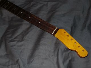 9.  5 1 11/16 Fender Lic.  Rosewood Neck Will Fit Telecaster Vintage Nash Mjt Body