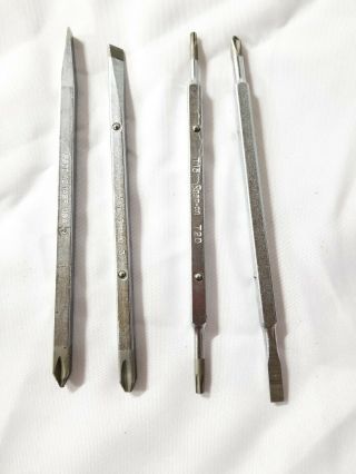 VINTAGE SNAP - ON C - 5 REVERSIBLE MULTISHANK SCREWDRIVER SET SSDD42 7