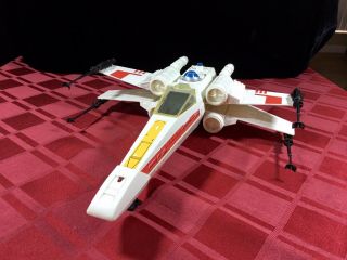 Vintage Star Wars 1978 X Wing Fighter Complete With Electronics & Pilot 4