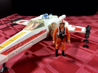 Vintage Star Wars 1978 X Wing Fighter Complete With Electronics & Pilot 7
