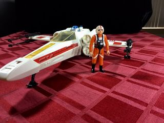 Vintage Star Wars 1978 X Wing Fighter Complete With Electronics & Pilot 8