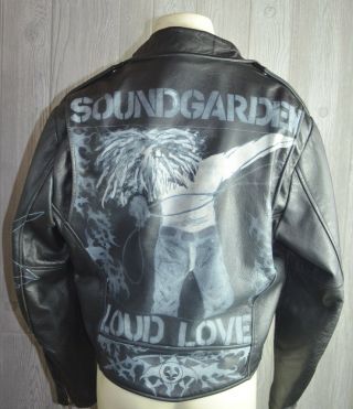 Open Road Motorcycle Jacket Chris Cornell Sound Garden Loud Love Graphic Vintage