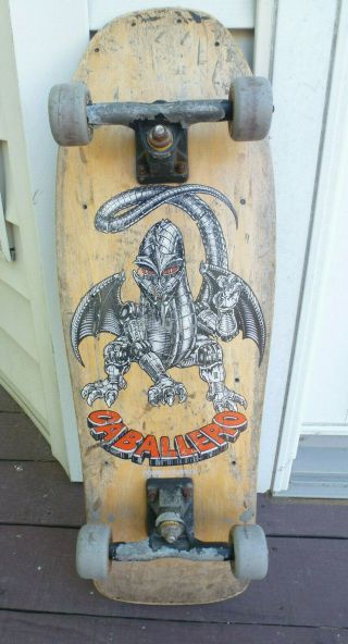 Vintage Powell Peralta Steve Caballero Skateboard Complete Mechanical Dragon