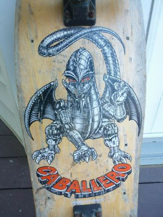 Vintage Powell Peralta STEVE CABALLERO Skateboard Complete Mechanical Dragon 2