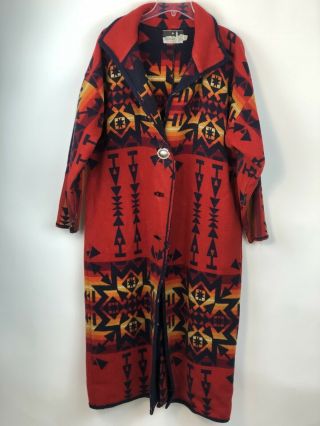 Silverado Coat Vintage Aztec Coat Wool Jacket Size Medium Native American Coat