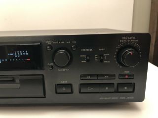 VTG SONY MDS - JB920 Minidisc Player / Recorder Remote & 7 Blank Sony Discs 6