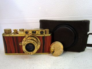 Leica - Ii (d) Olympiada 1936 Berlin Wwii Vintage Russia 35mm Gold Camera