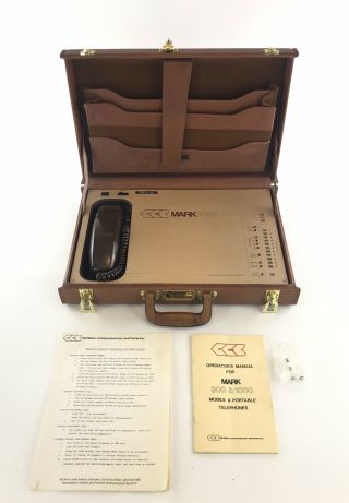 Rare 1980’s Gcs Mark 1000 Attaché Briefcase Telephone Made In Usa Collectors