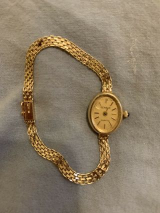 Vintage 14k Solid Gold Geneve Women’s Ladies Watch Fine Jewelry & Watches Swiss