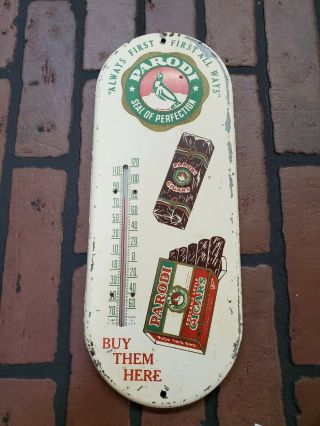 Antique Vintage Parodi Cigar Advertising Sign