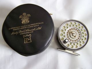 " Hardy Fly Reel - L.  R.  H.  Lightweight ",  Fly Reel With Case,  But