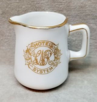 Vintage Canadian Northern Railway Hotel Systems Individual China Creamer.