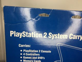 Sony Playstation PS1 PS2 Official Black Messenger Bag System Carry Case VTG 2