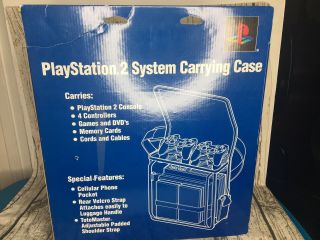 Sony Playstation PS1 PS2 Official Black Messenger Bag System Carry Case VTG 3