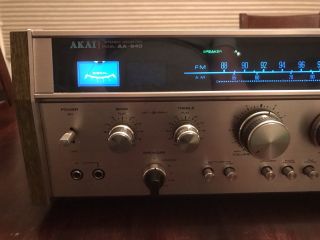 Vintage Rare Akai AA - 940 Stereo Receiver 3