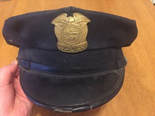 Vintage Minneapolis Minnesota Police Cap & Badge - Obsolete Minneapolis Police