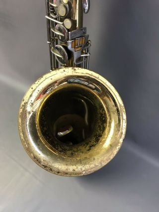 Vintage Buescher Aristocrat Tenor Saxophone Model 157 with Case 5