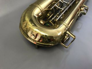 Vintage Buescher Aristocrat Tenor Saxophone Model 157 with Case 8