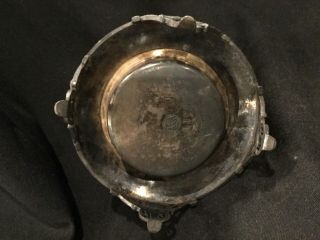 Antique Jewelry Box Casket Meridian Silver Plate Co Cherub C4 8