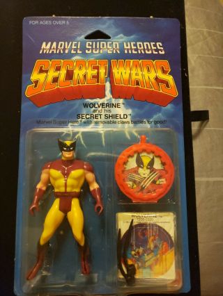 Secret Wars Action Figure Wolverine Black Claws 1984 Very Rare
