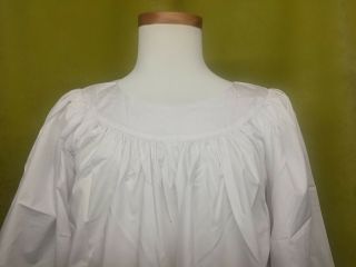 Vintage Linen Surplice Vestment Old Stock Large Plain