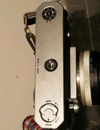 Vintage Nikon F Camera.  Vivitar Tele Zoom Lens. 6