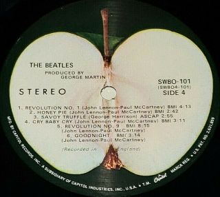 BEATLES EX/NM 1968 WHITE ALBUM LOW LOW 0215623 WITH ALL 7 RARE ERRORS SWBO - 101 6