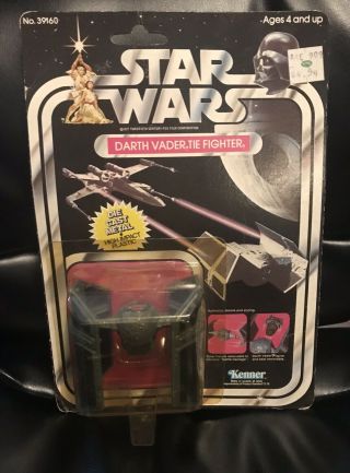 Vintage 1978 Kenner Star Wars Darth Vader Tie Fighter Moc