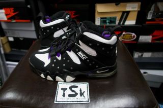 Nike Air Max2 Cb 94 Black Purple Charles Barkley Size 9 Retro Og Vtg Vintage Nba