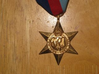 Ww2 British Medal 1939 - 1945 Star Named Australian 4th Infantry Battalion