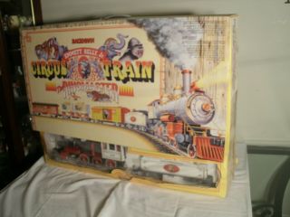 Vintage Bachmann Emmett Kelly Jr Ringmaster Circus G - Scale Train Set Nib