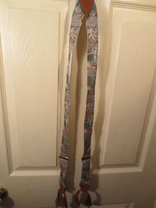 Vintage Trafalgar Limited Edition 100 Silk Baseball Suspenders,  Leather Braces