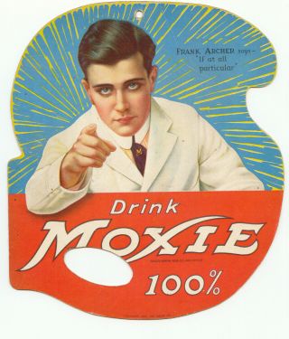 Vintage 1922 - 1923 Drink Moxie Beverage,  Frank Archer Antique Soda Cola Softdrink