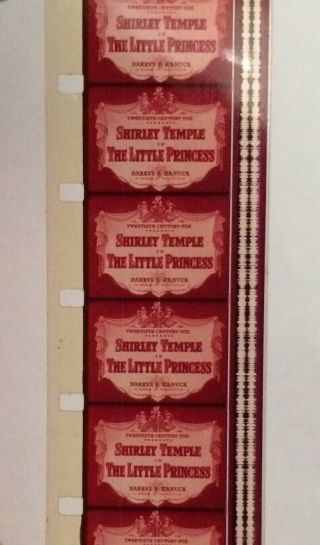 16mm Little Princess Feature Movie Vintage 1939 Action Shirley Temple 5