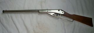Vintage Nickel Finish Daisy No.  102 Model 36 Lever Action Bb Gun Rifle 500 Shot